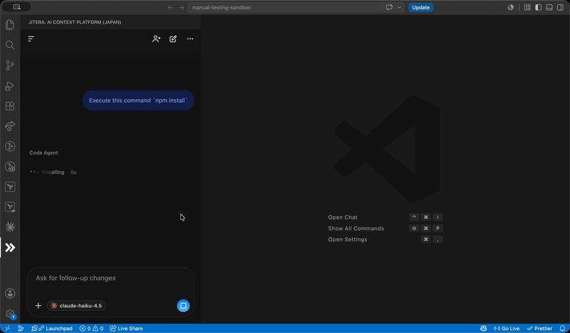 Secure terminal execution